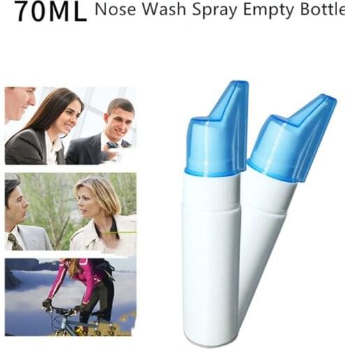 Portable Nasal Wash Neti Pot Nose Wash Spray Empty Bottle Adult Child Nose Health Care Anti Allergic Sterilization Nose Cleaning