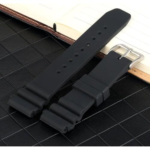 Nice Colorful 22MM Replacement Watch Band Superior Quality Silicone Watches Strap Soft Waterproof Wristwatch Band