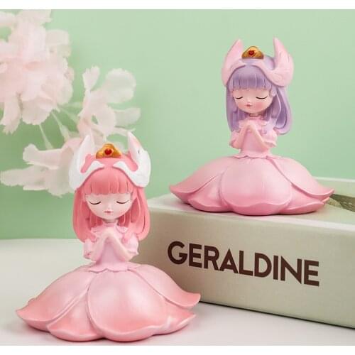 The Dream Of A Swan Car Interior Decor Desktop Ornaments Birthday Gifts For Child Toy Princess Room Decoration