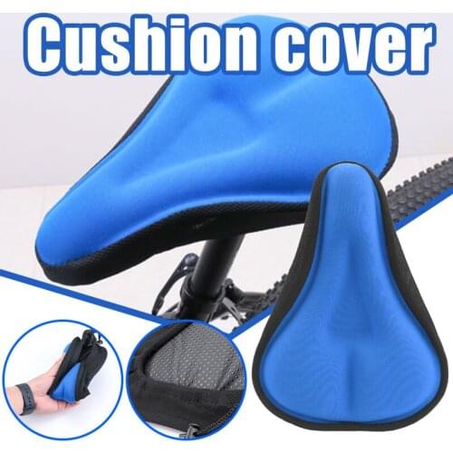 Ultra Soft Silicone Gel Pad Cover Bicycle Saddle Seat Mountain Bike Cycling Thickened Extra Comfort XR-Hot