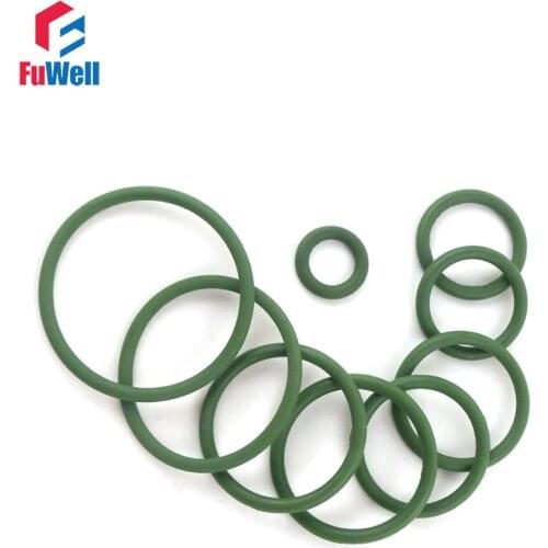 10pcs 2.4mm Thickness O-ring Seals Gasket Green FKM 38/39/40/41/42/43/44/45/46/47mm OD O Rings Hole Seals Gaskets Assortment