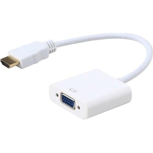 1PCS Male To Female HDMI-compatible VGA Video Adaptor HDTV CRT Monitor TV for XBOX 360 PS3 To VGA 3.5mm Plug Audio Cable