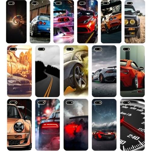 21AA car Soft Silicone Tpu Cover phone Case for Huawei Honor 7A PRO 5.45 5.7 7C 7X Y5 2018