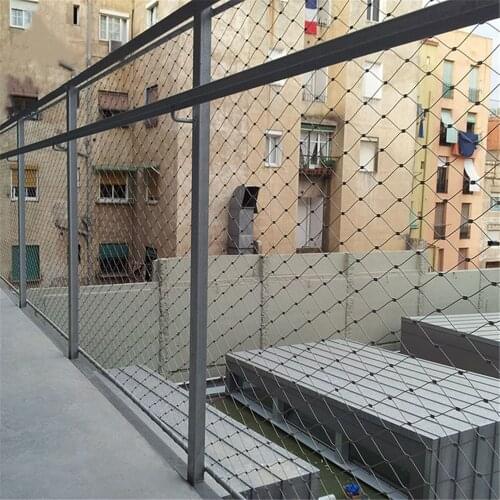 Balustrade Fencing Handrail Infill Stainless Steel Wire Rope Mesh Netting