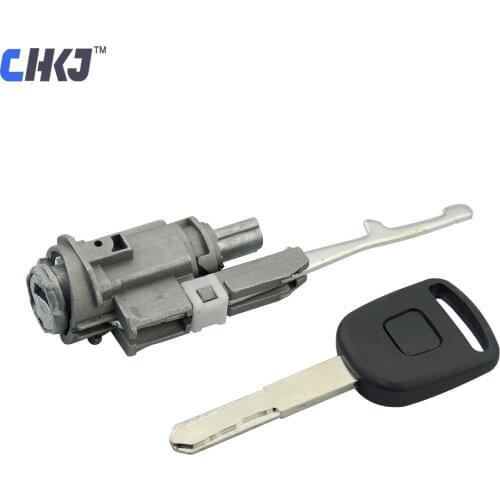 CHKJ Car Door Lock Cyclinder for 2003-2011 Honda Accord Fit CRV Odyssey Civic City Auto Ignition Barrel Cylinder with Key
