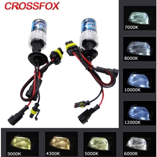 CROSSFOX 35W HID H1 H11 Xenon H7 H3 H13 9005 9006 9004 9007 880 H4 12V Car Headlight 3000K 4300K 5000K 6000K 8000K 10000K 12000K