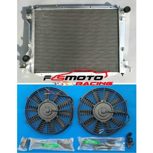 Aluminum Radiator +fan FIT FOR FORD JAGUAR LINCOLN FITS THUNDERBIRD S-TYPE LS 3.9 3.0 4.0 4.2