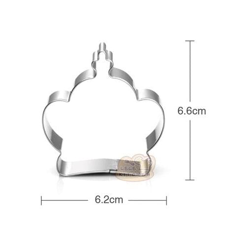 Crown Cookie Cutter Stainless Steel Baking Biscuit Molds DIY Baking Bread Bakeware Cutter Cut Outs Mold H336
