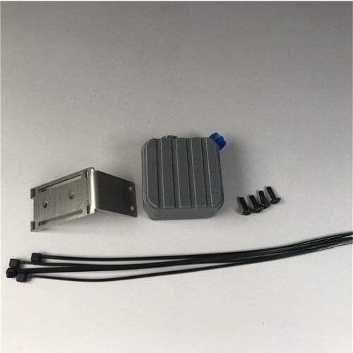 Urea Tank Box High Quality Metal Bracket Kit Upgrade Parts for 1:14 Tamiya Tractor Dump Truck