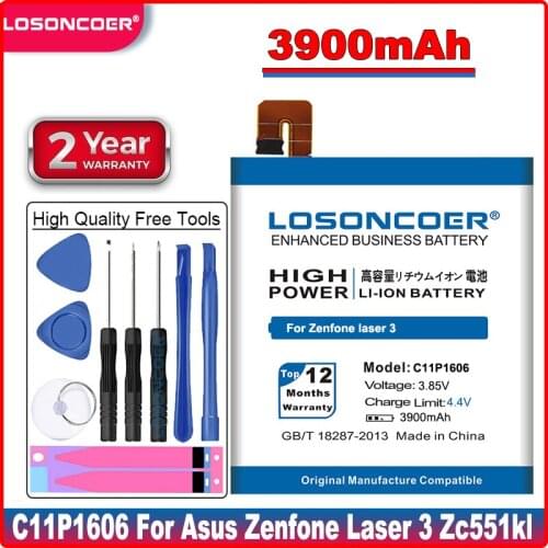 LOSONCOER Asus ZenFone 3 Batteries