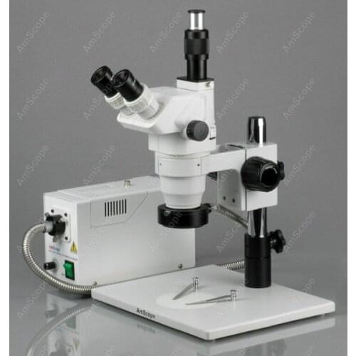 Mineralogy Microscope-AmScope Supplies 3.35X-180X Zoom Stereo Microscope + 8MP Camera + Fiber Ring Light