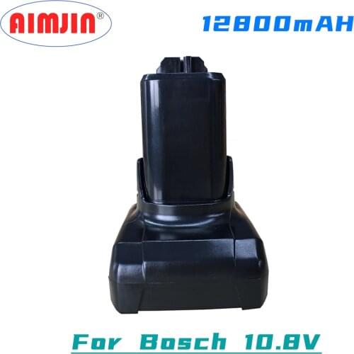 Upgrade 12800mAh Replaceable Power Tool Battery for Bosch 10.8V/12V BAT411 BAT411A BAT412 BAT412A BAT413 GOS GLI GOP GSB