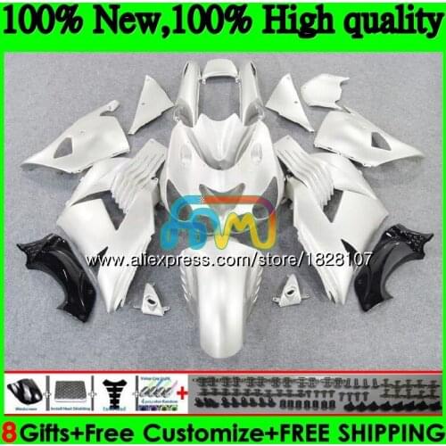 Injection For KAWASAKI ZX-14R Gloss silver ZX14R 12 13 14 15 16 17 24BS.32 ZZR1400 ZX 14R 2012 2013 2014 2015 2016 2017 Fairing