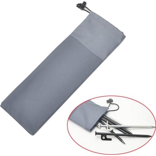 30/39/49cm Outdoor Camping Tent Canopy Pole Wind Rope Tent Pegs Nail Storage Bag Accessories For Travel Hiking