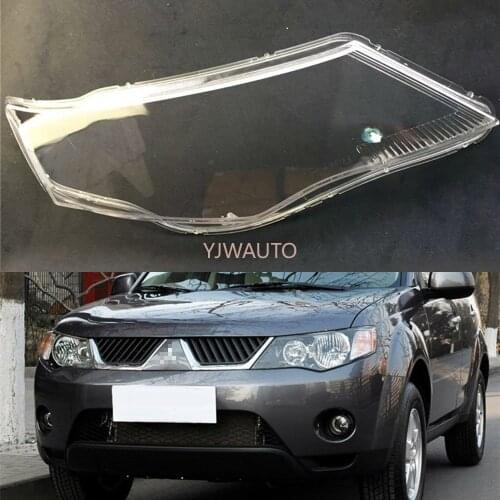 Headlamp Lens For Mitsubishi Outlander EX 2007 2008 2009 Headlight Cover Replacement Front Car Light Auto Shell