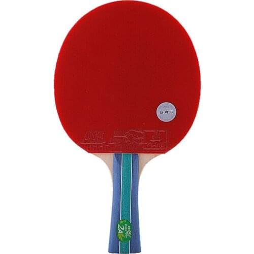 Double fish 2 star Pingpong Paddles Table Tennis Racket Racquet Bat Flared Long Handle for Amateur Entertain Players