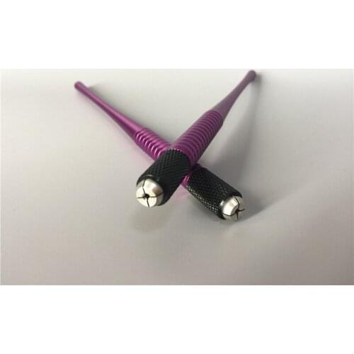 2PCS Manual tattoo pen permanent makeup eyebrow lips machine microblading needles pen