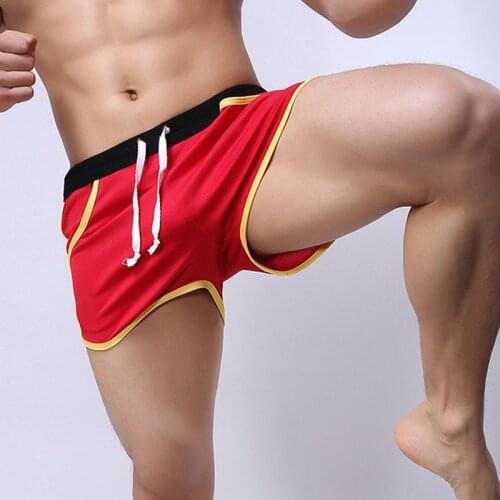 2019 new mens casual summer beach Shorts Polyester solid color fitness Shorts Elastic Waist Regular trunk Board Shorts M /XXL