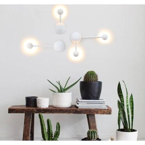 5PCS LED Wall Lamp LED For Bedroom Bedside Lamp Led Nordic Modern Minimalist Creative Personality AC85-265V Wall Stair Light