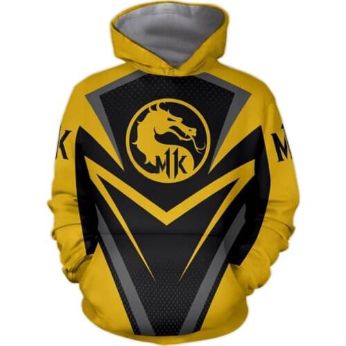 New Mortal Kombat 11 3D Hoodies Men Women Spring Fall Winter Casual Fashion Mortal Kombat 11 Hoodies Sweatshirts