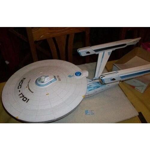 High quality Star Trek constitution class improved NCC-1701-A 3D Paper Model Kit