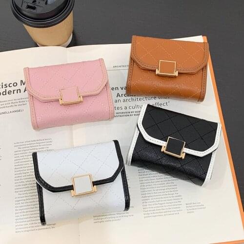 Caviar ladys card bag new ladys bag Lingge compact multi card bag fashionable storage