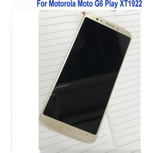 Best Quality Working LCD Display Touch Panel Screen Digitizer Assembly For Motorola Moto G6 Play XT1922 Phone Sensor Replacement