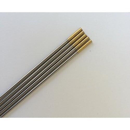 10PCS 1.5% gold tip WL15 Lanthanated tungstern electrode 4.0mm for TIG welding
