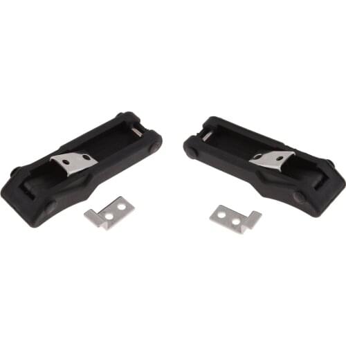 2packs Flexible Draw Latch Soft Black Rubber Replacement For Marine Yacht RV