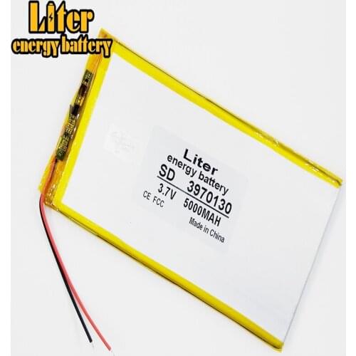 3.7V 5000mAh 3970130 Lithium Polymer Li-Po li ion Rechargeable Battery cells For Tablet PC V811 812 Battery