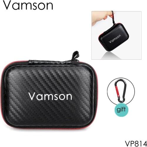 Vamson for GoPro Hero 8 Black Accessories Xiaomi Yi 4K Sjcam Camera Case Bag Zippered Box Storage Camera Accessory VP814