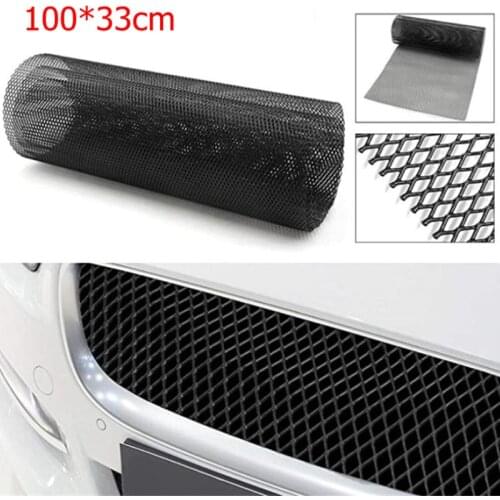 Aluminum Mesh Grill Cover Net Hexagonal Diamond Car Bumper Fender Hood Vent Grille Net Universal Durable Protector Home Garden