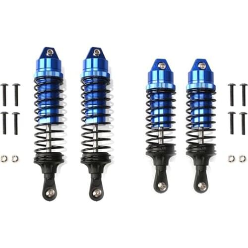 Aluminium Alloy Shock Absorber Assembled Full Metal Big Bore Shocks Front & Rear for Traxxas 1/10 Slash 4x4 RC Car Truck Acc