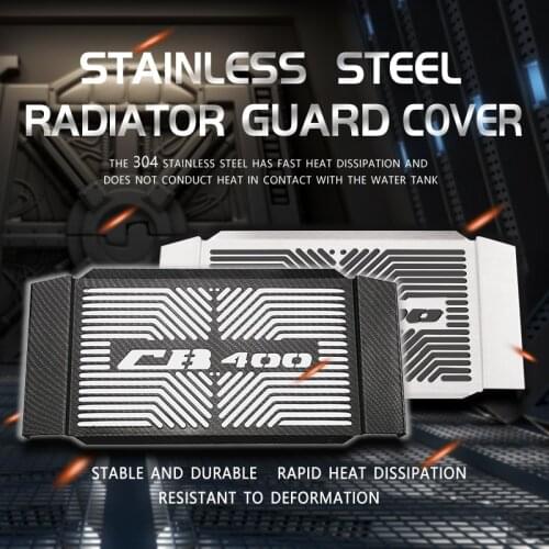 Motorcycle parts Stainless Steel Radiator Grille Guard Cover Protector For CB400 1992-1998 CB400 VTEC 1999-2012