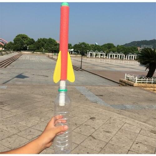 Kids Scientific Toys Diy Science Educational Kits Rocket Launcher Toy Tutside Game Physics School Teaching Aids