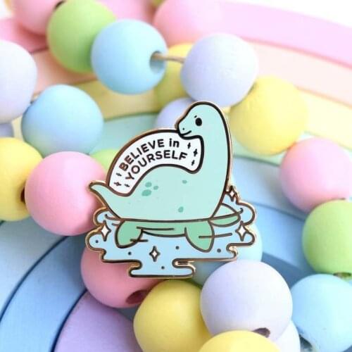 Believe In Yourself Enamel Pin Lapel Pins Badge Brooch Jewelry Accessory