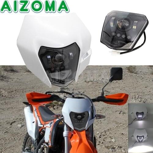 Motorcycle LED Assembly HI/LO Beam Front Running Headlight DRL For EXC EXCF XC XCF XCW XCFW MX SMR 125 250-500 Dirt Bike