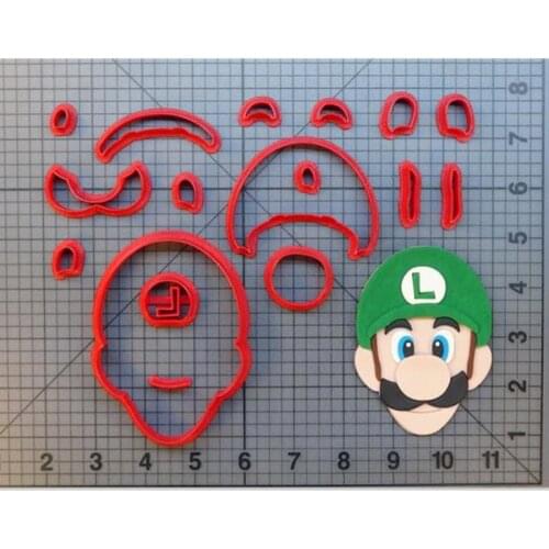 Video Game Characters Cookie Cutting Kitchen Baking Supplies Cake Icing Decoration Mold Soft Candy Tool Set 3D Custom Printing