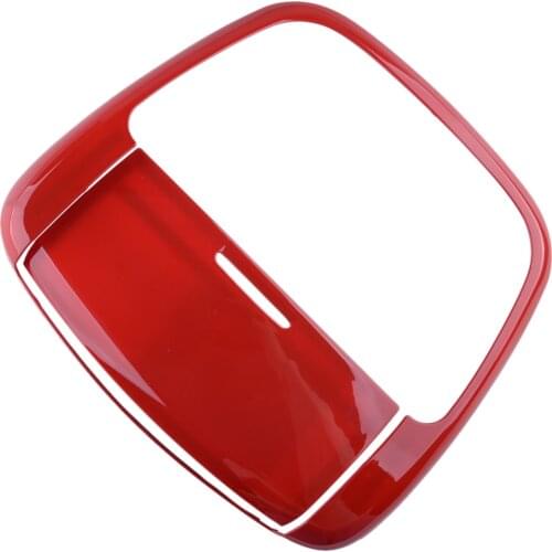 Red Car Front Roof Ceiling Reading Light Cover Lamp Trim Bezel Frame fit for Dodge Charger Durango 2014 2015 2016 2017 2018 2019