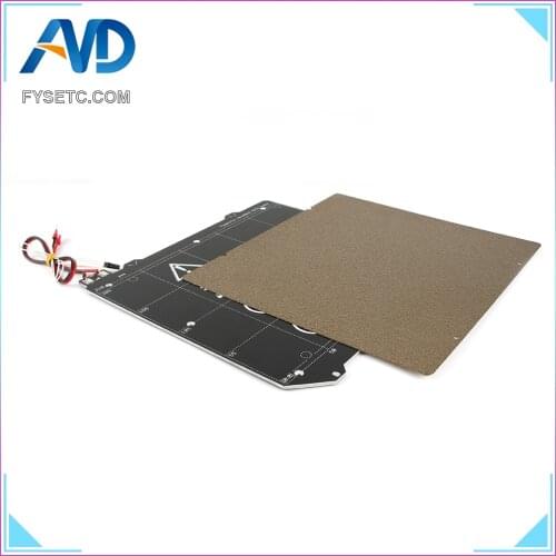 Prusa I3 MK3 MK52 Magnetic Heated Bed + Double Sided Textured Powder Coated PEI Spring Steel Sheet For Prusa i3 MK2.5S mk3 MK3S