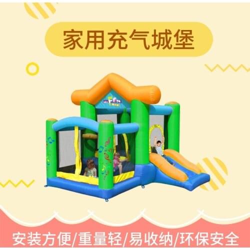 Inflatable bouncy castle PVC child oudoor playground with trampoline jumping bed slide ball pit