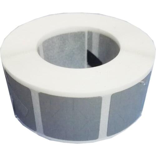 500pcs/roll 20mm Square Grey Silver Adhesive Scratching Sticker Plenty of Stock