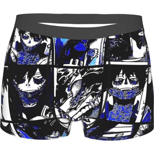 My Hero Academia Underpants Cotton Panties Man Underwear Sexy Dabi Collage Shorts Briefs