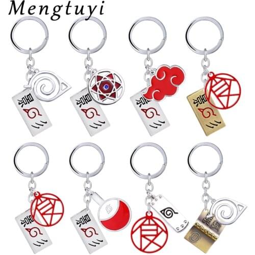 New Arrival Anime Key Chain For Men Metal Pendant Key Rings Bronze Character Accessory Trinket
