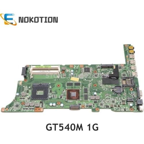 NOKOTION 60-N5HMB2100-D11 69N0L6M21D11 laptop mothebroard For ASUS K73SV K73SD main board HM65 GT540M 1GB