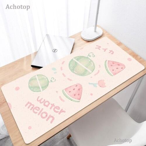 Pink Mouse Pad Fruit Mouse Pad Gamer Mousepad Computer Mat Large Mouse Carpet Cute Gaming Carpet For Mause Keyboard Pad Desk Mat