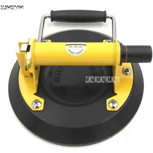 BX1-C Hand Pump Glass Suction Plate 206mm(8 ") Large Suction Flat Glass Adsorption Handling Single Claw Sucker 80-180KG