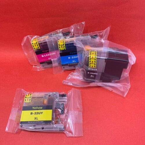 YOTAT 1set Compatible ink cartridge LC22U LC 22U for Brother DCP-J785DW MFC-J985DW printer