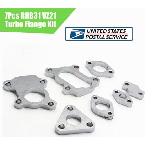 Heavy Duty New Mild Steel Turbocharge Turbo Flanges Complete Set for RHB31 VZ21