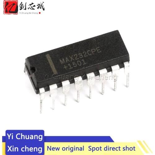 10PCS MAX232CPE DIP16 MAX232C DIP MAX232 DIP-16 MAX232EPE RS-232 Drivers/Receivers new and original